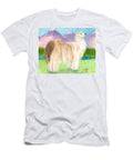 Woolly Llama Camelid Cathy Peek Farm Animal Art Cathy Peek T-Shirt