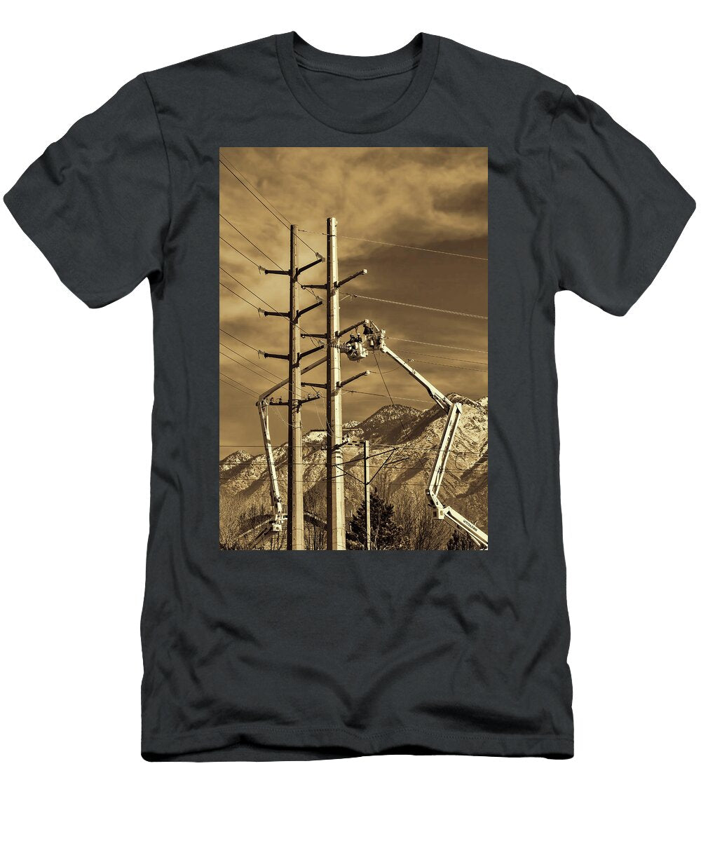 Working the High Line Sepia Nick Gray T-Shirt