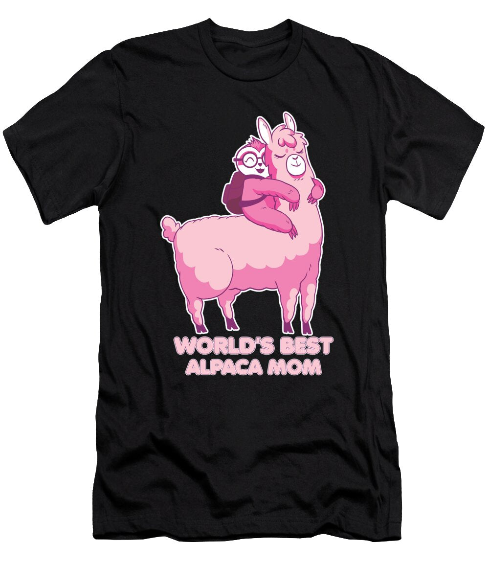 Worlds Best Alpaca Mom Tenshirt T-Shirt