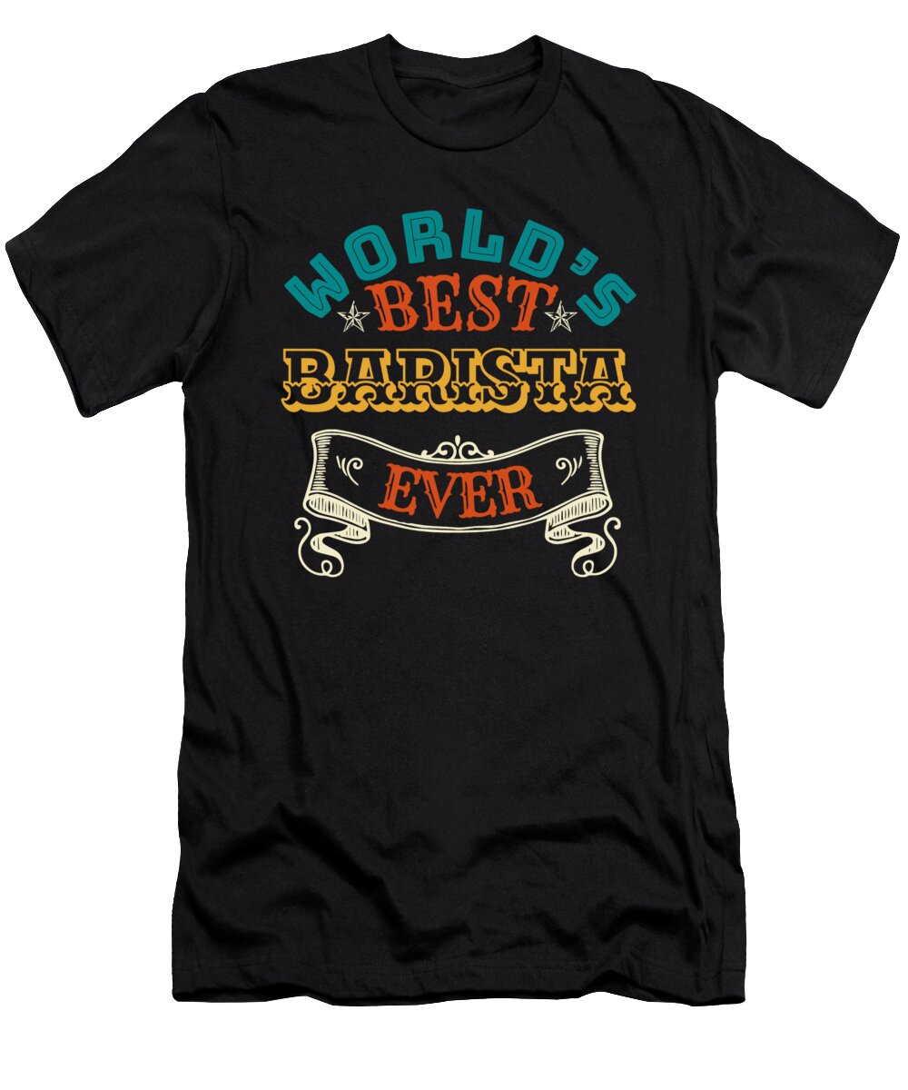 Worlds Best Barista Bruno T-Shirt