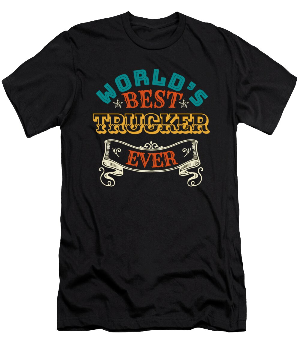 Worlds Best Trucker Bruno T-Shirt