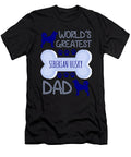 Worlds Greatest Siberian Husky Dog Dad Tinh Tran Le Thanh T-Shirt
