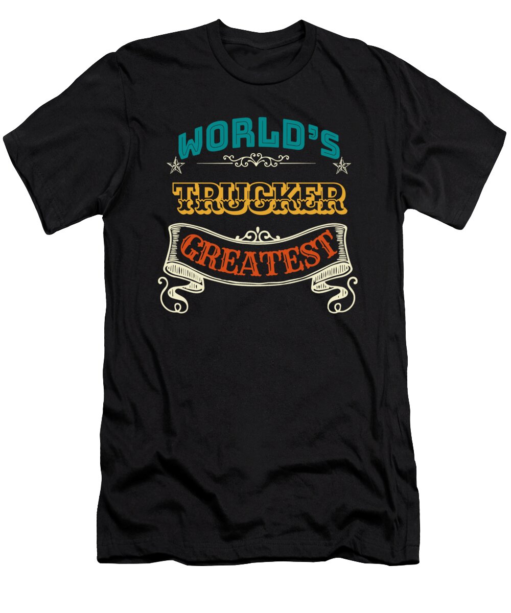 Worlds Greatest Trucker Bruno T-Shirt