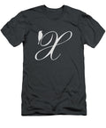X in Light Gray Bird and Script Custom Home Fashions T-Shirt
