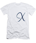 X in Oxford Blue Simple Script Custom Home Fashions T-Shirt