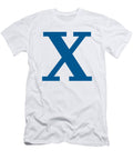X in Sega Blue Typewriter Style Custom Home Fashions T-Shirt
