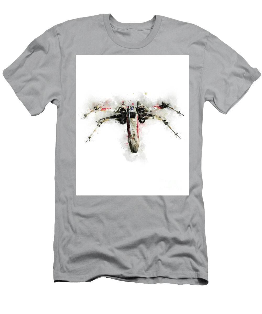 X Wing Monn Print T-Shirt