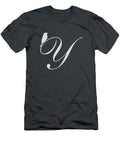Y in Light Gray Bird and Script Custom Home Fashions T-Shirt