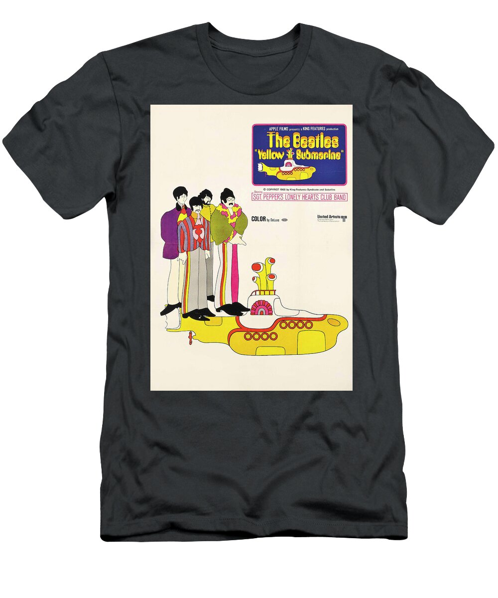 Yellow Submarine 1968 Original Movie Poster T-Shirt