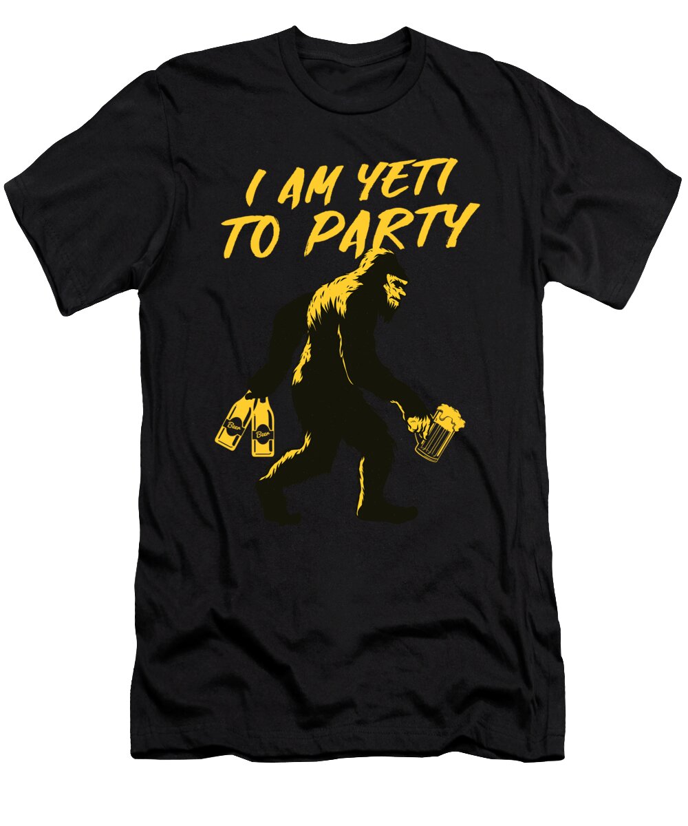 Yeti Bigfoot Gorilla I Am Yeti Party Thomas Larch T-Shirt