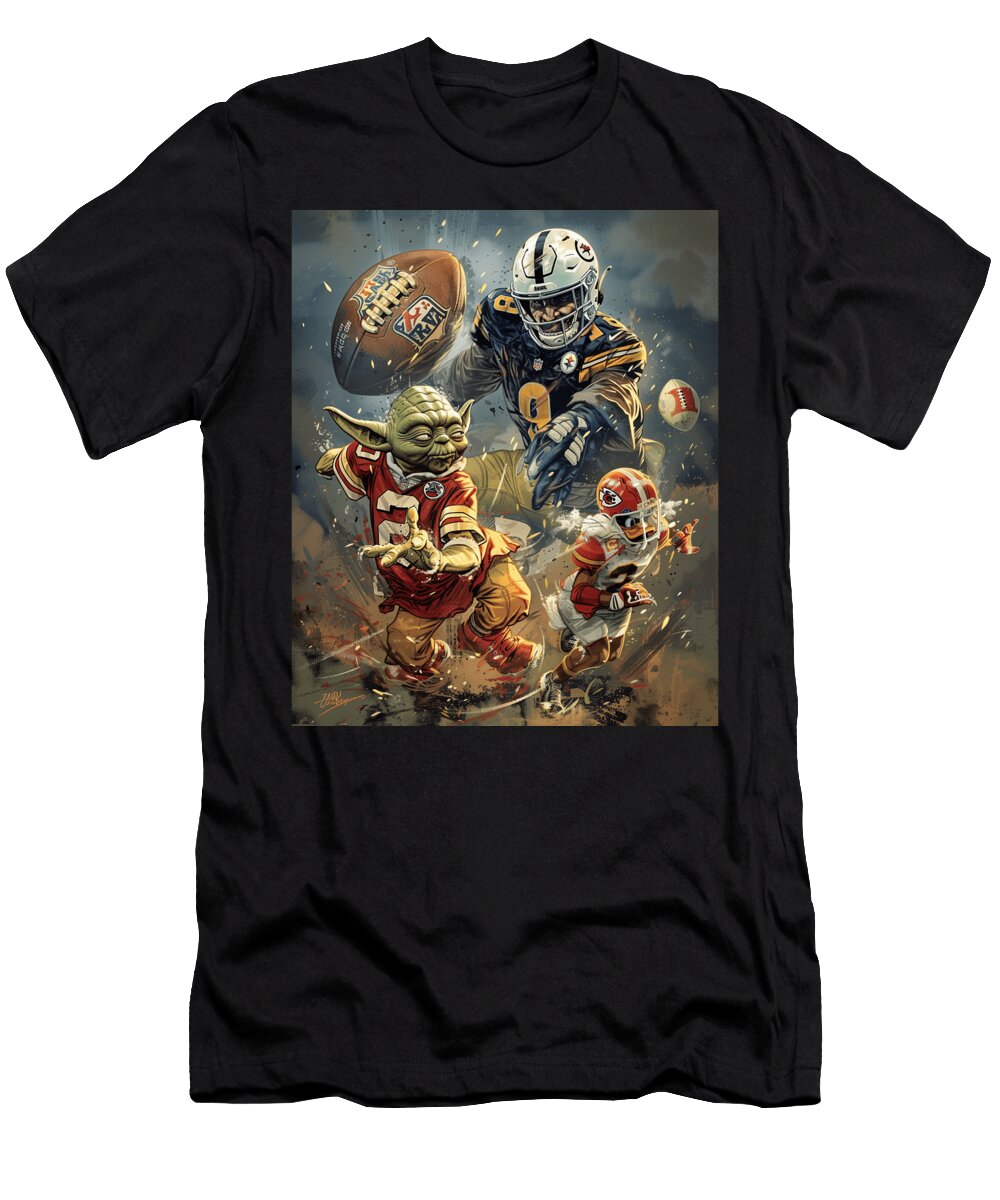 Yoda Vs Chiefs Amidala Audible Robertz Schuler T-Shirt