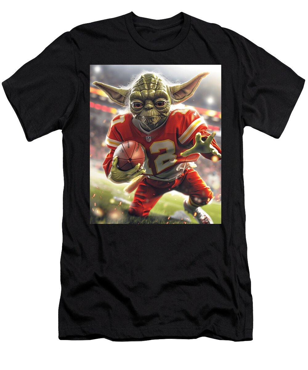 Yoda Vs Chiefs Dagobah Defense Robertz Schuler T-Shirt