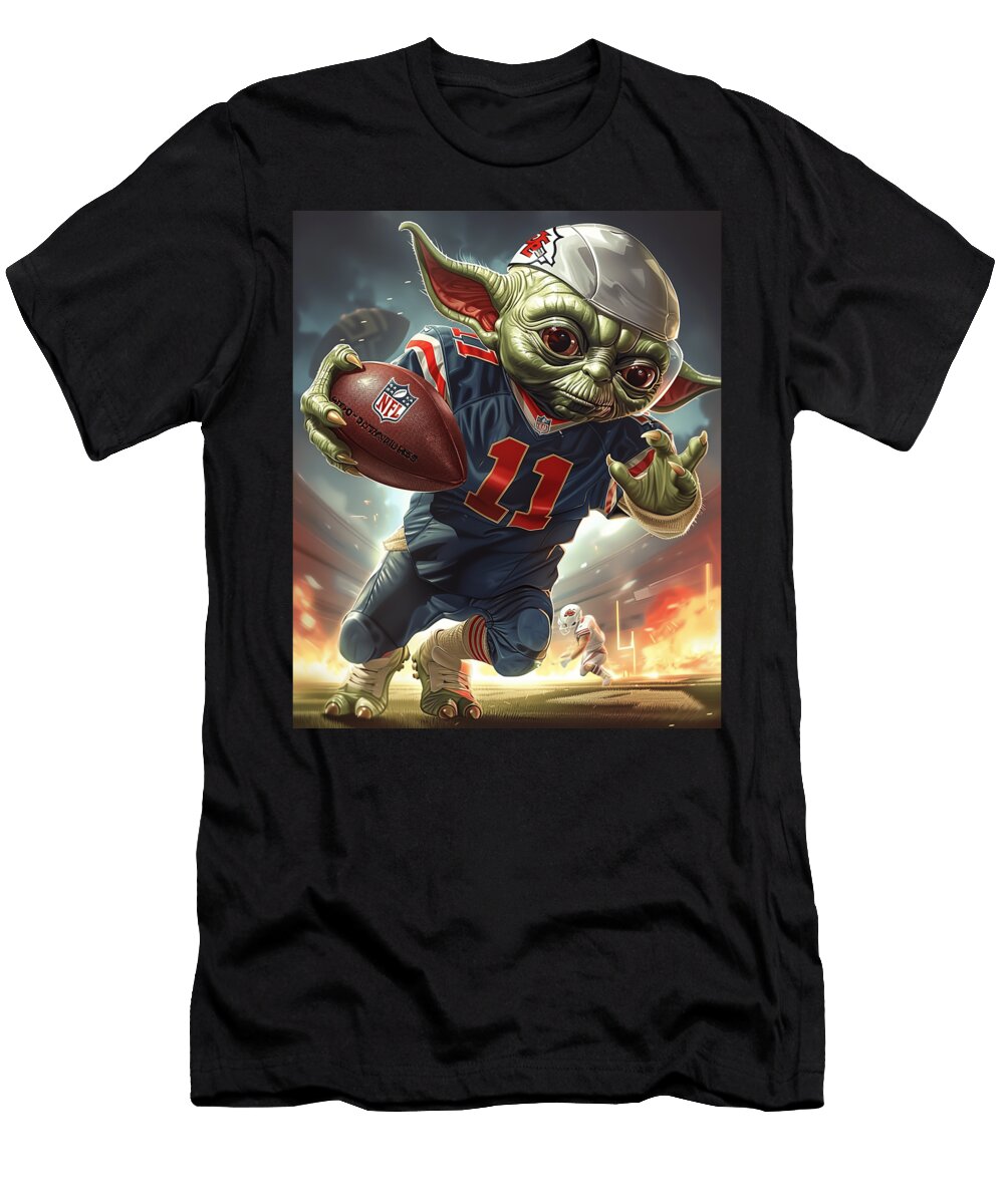 Yoda Vs Chiefs Force Fieldgoal Robertz Schuler T-Shirt