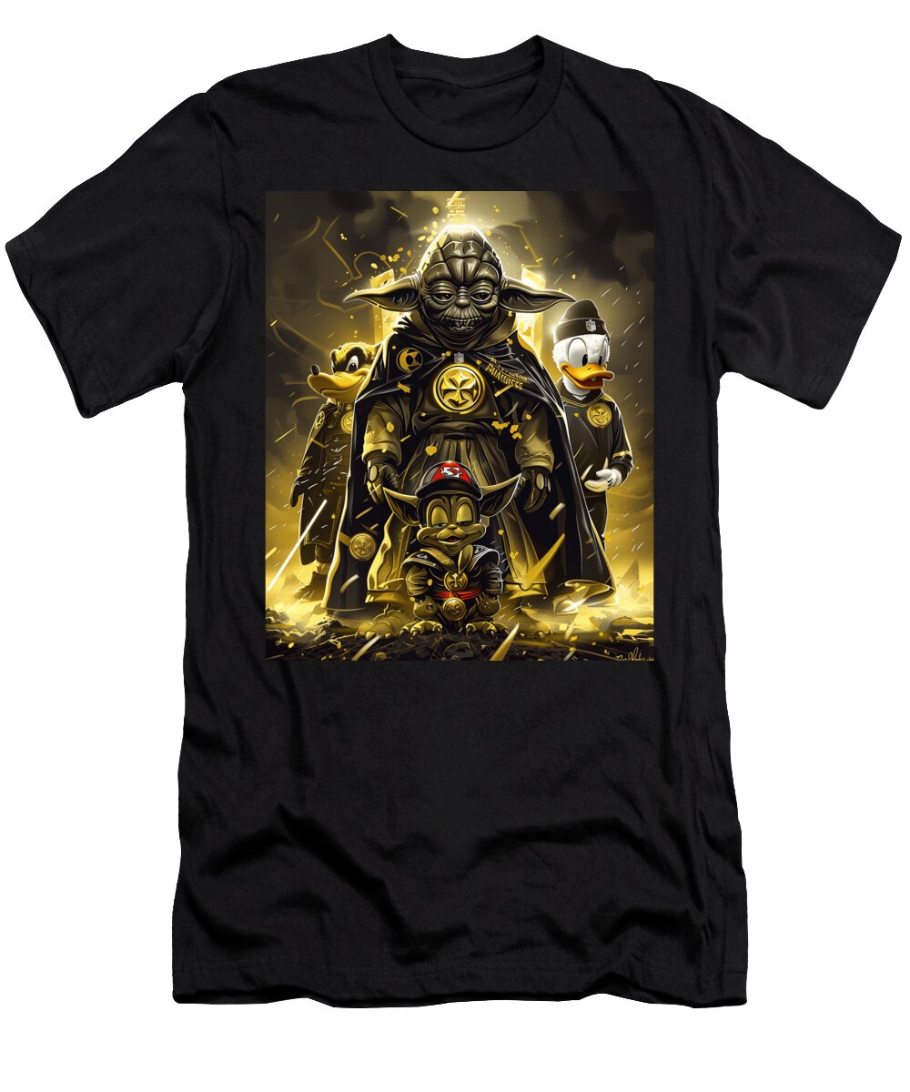 Yoda Vs Chiefs Gridiron Grogu Robertz Schuler T-Shirt