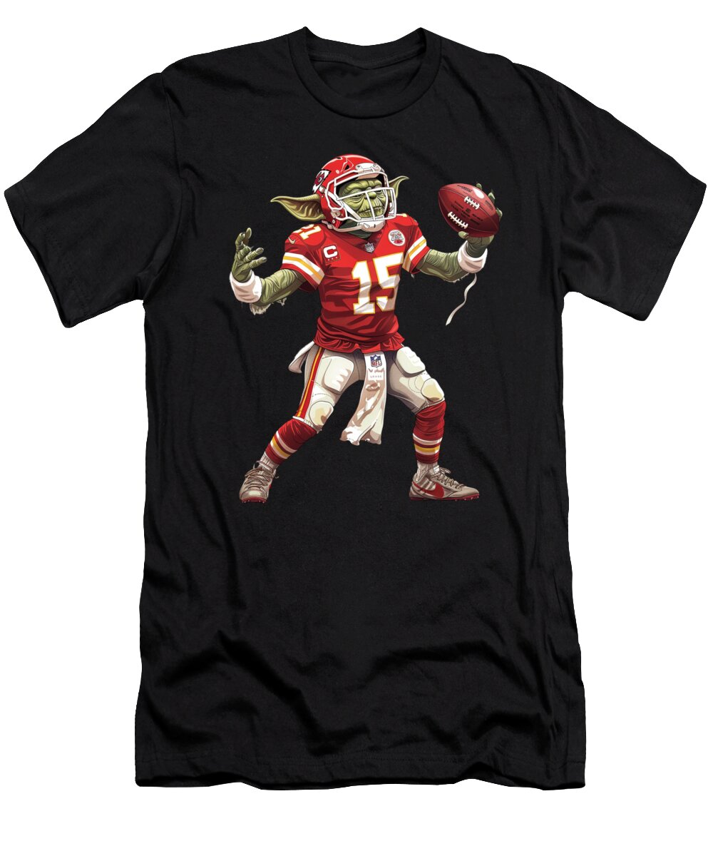 Yoda Vs Chiefs Hutt Huddle Robertz Schuler T-Shirt