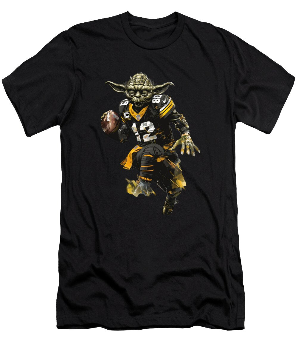 Yoda Vs Chiefs Jedi Jukes Robertz Schuler T-Shirt