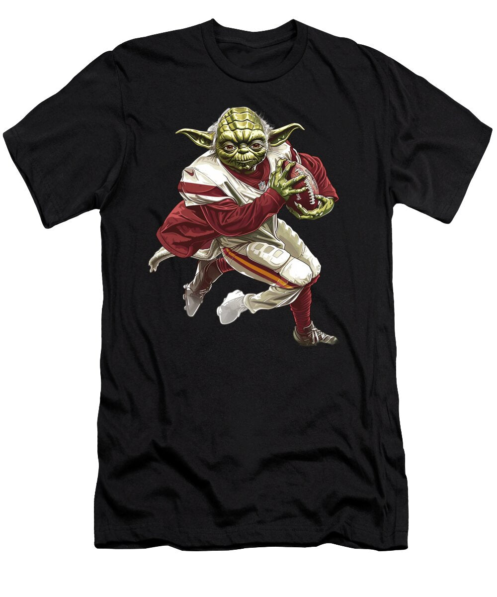 Yoda Vs Chiefs Naboo Nudge Robertz Schuler T-Shirt