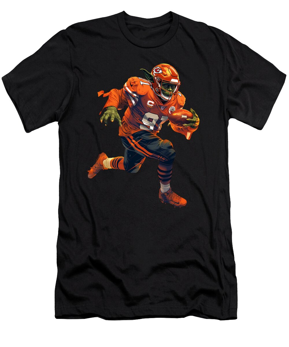 Yoda Vs Chiefs Sideline Sith Robertz Schuler T-Shirt