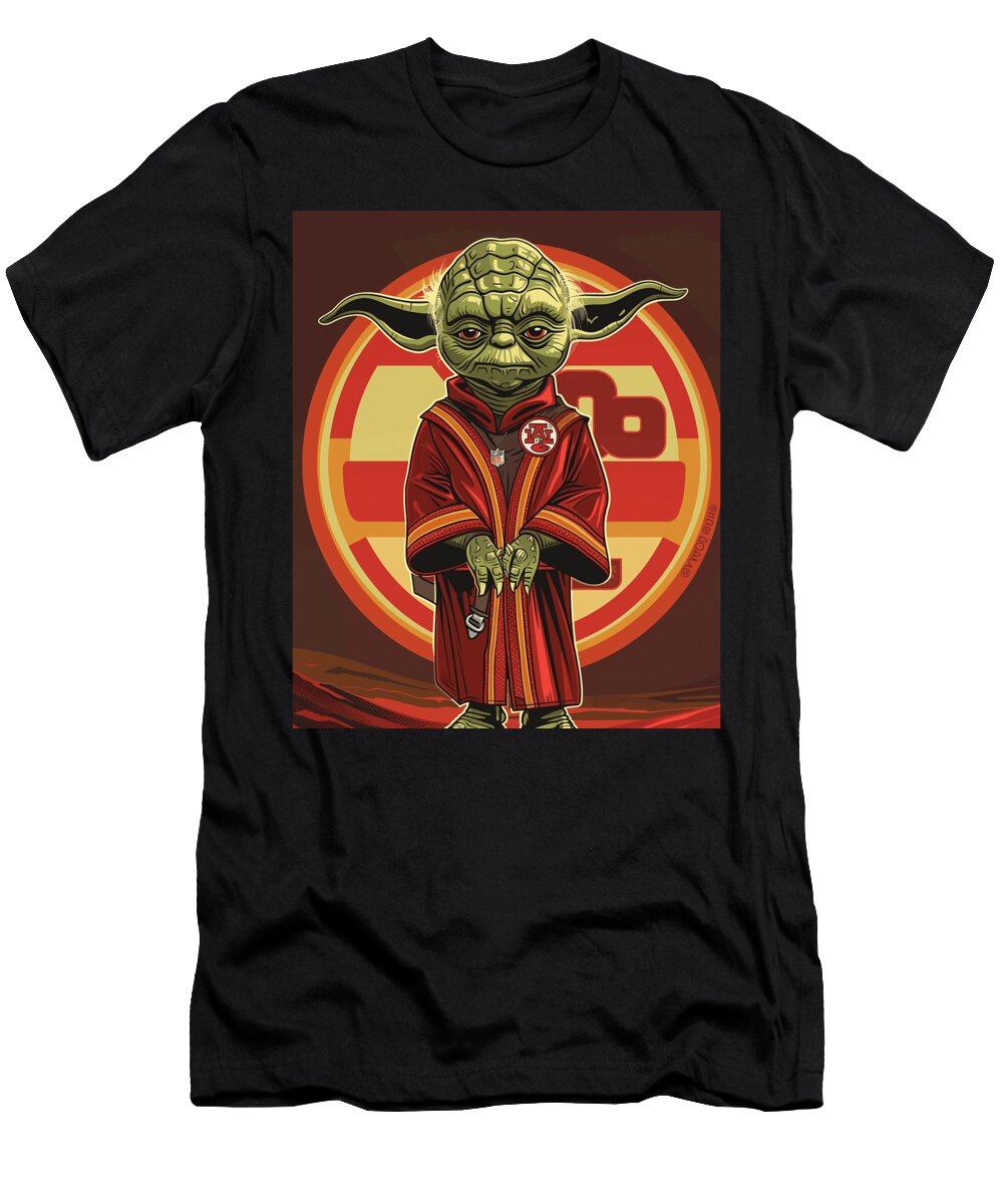 Yoda Vs Chiefs Starfighter Sweep Robertz Schuler T-Shirt