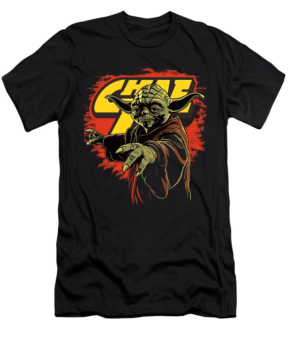 Yoda Vs Chiefs Tatooine Tackle Robertz Schuler T-Shirt