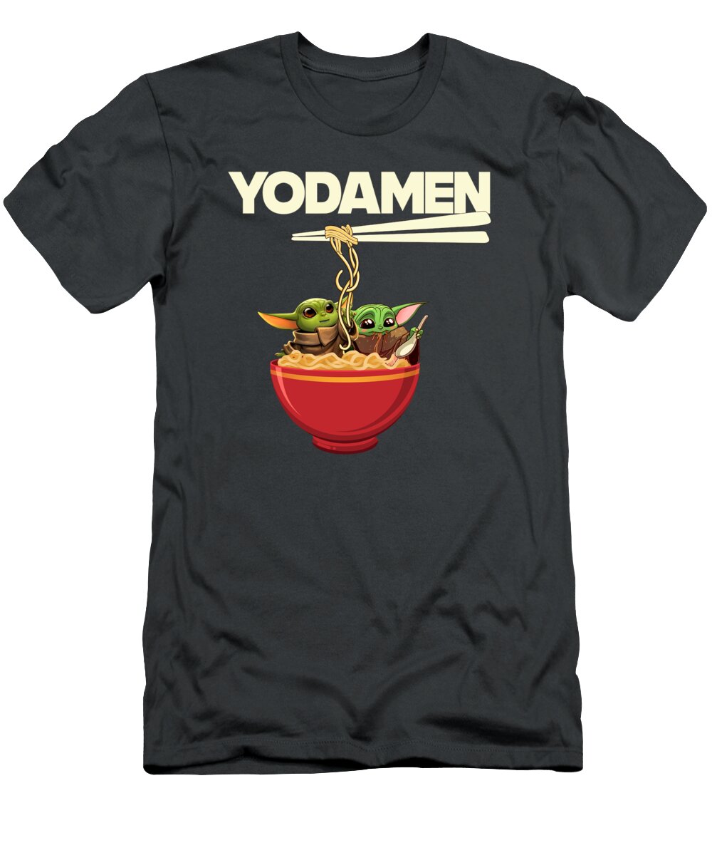 Yodamen Japanese Ramen Noodle Ramen Baby Yoda Funny Women Dylan Pierrat T-Shirt