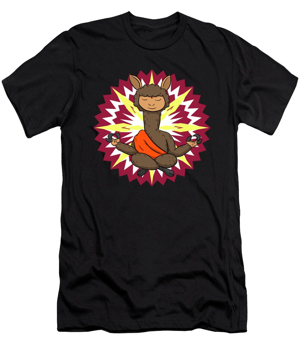 Yoga Alpaca Steven Zimmer T-Shirt