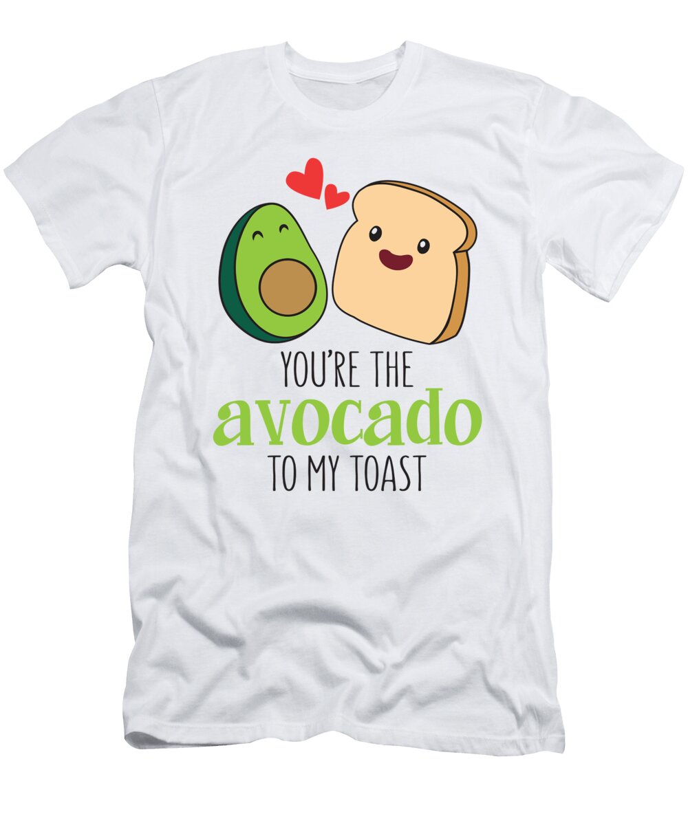 You Are the Avocado to My Toast Loving Couple Uramina T-Shirt