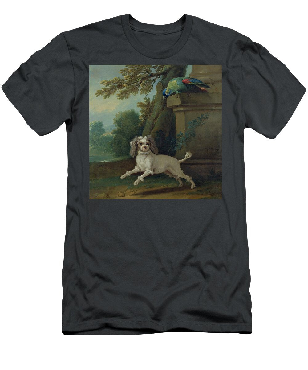 Zaza the Dog C1730 Oil on Canvas Jean Baptiste Oudry T-Shirt