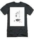 Zen Style Sumi E Ink Painting of a Teapot with a Cup and Mochi B Awen Fine Art Prints T-Shirt
