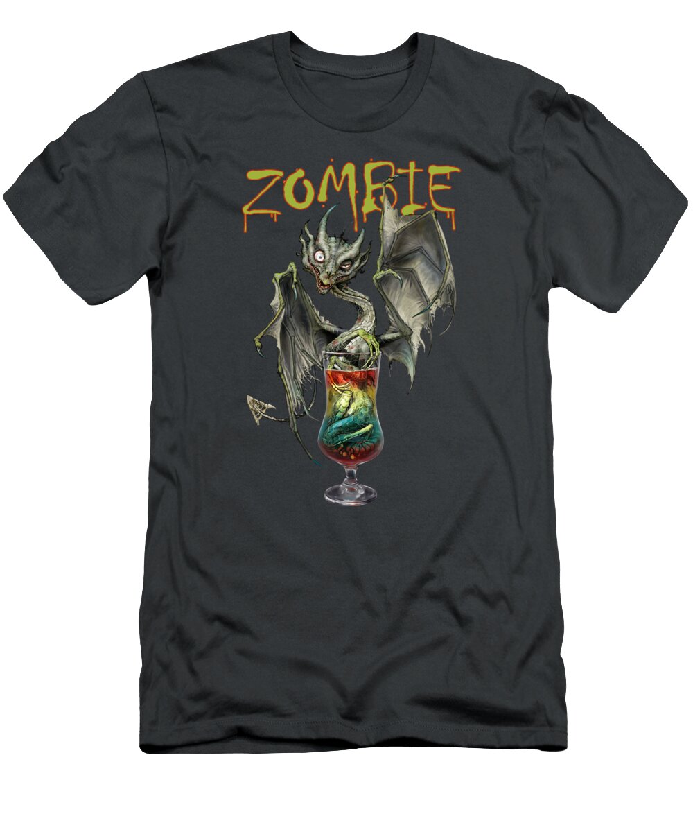 Zombie Dragon Stanley Morrison T-Shirt