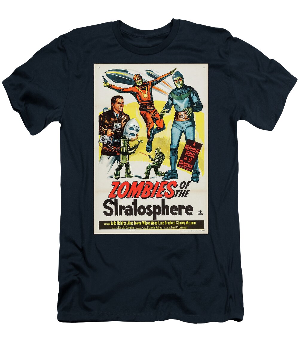 Zombies of the Stratosphere 1952 Original Movie Poster T-Shirt