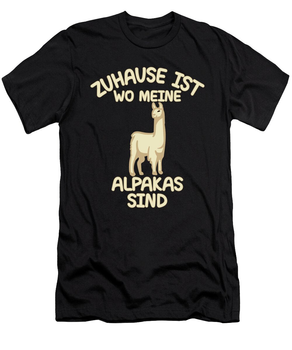 Zuhause Ist Wo Meine Alpakas Sind Tenshirt T-Shirt